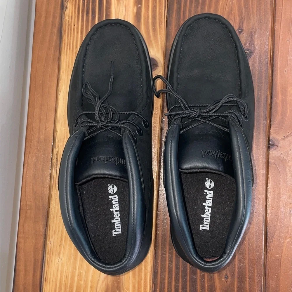 Timberland Black Newtonbrook Moc Toe Chukka Boots Size 10.5
